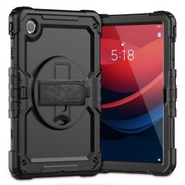 Etui z podstawką uchwytem smyczą na Lenovo Tab M11'' 11.0 TB-330 Solid360 - czarne