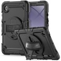 Etui z podstawką uchwytem smyczą na Samsung Galaxy Tab A9 8.7 X110 / X115 Solid360 - czarne