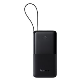 Powerbank Bipow 2 10000mah 20W z wyświetlaczem wbudowanym kablem USB-C - czarny