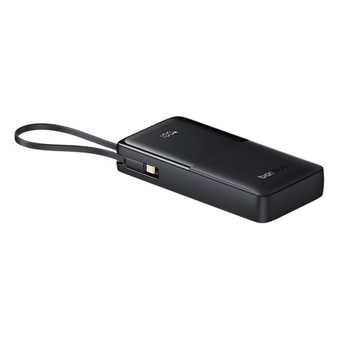Powerbank Bipow 2 20000mah 20W z wyświetlaczem wbudowanym kablem USB-C - czarny