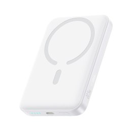 Powerbank bezprzewodowy EnerFill FM11 10000mAh 22.5W MagSafe z kablem USB-C 30cm - biały