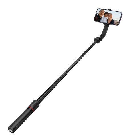 Selfie stick kijek do zdjęć z tripodem do 95cm i głowicą 360 Bluetooth - czarny