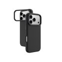 Etui pokrowiec na iPhone 17 Pro z podstawką Glamour - czarne