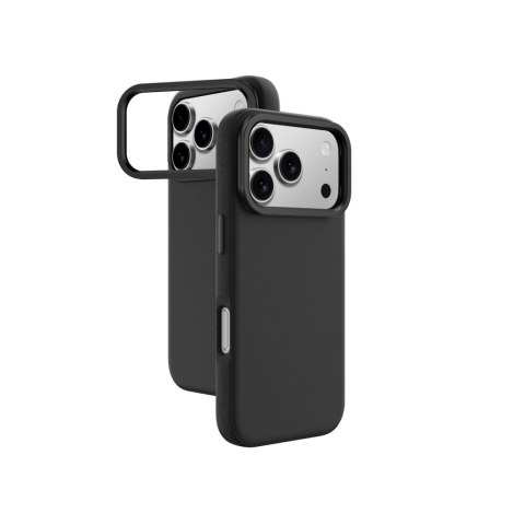 Etui pokrowiec na iPhone 17 Pro z podstawką Glamour - czarne