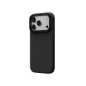 Etui pokrowiec na iPhone 17 Pro z podstawką Glamour - czarne