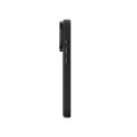 Etui pokrowiec na iPhone 17 Pro z podstawką Glamour - czarne