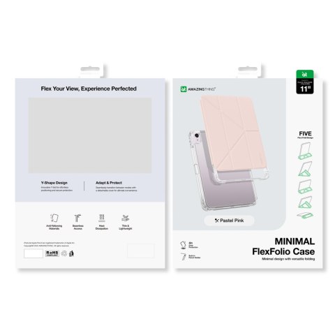 Etui pokrowiec ochronny na iPad Air M3 11'' - różowe