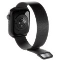 Pasek na zegarek Apple Watch 42 44 45 49mm Milanese - czarny