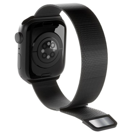 Pasek na zegarek Apple Watch 42 44 45 49mm Milanese - czarny