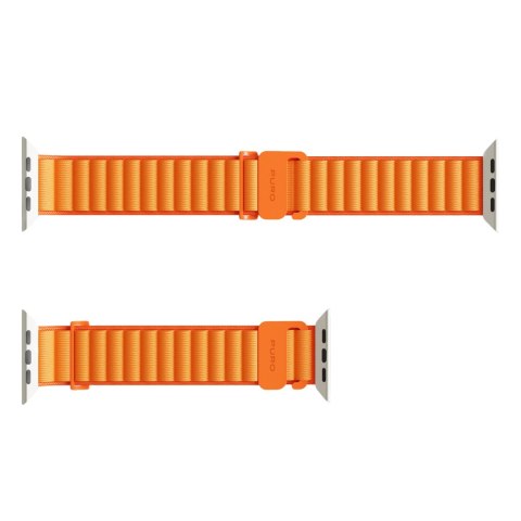 Pasek nylonowy do Apple Watch 42 44 45 49 mm Extreme - pomarańczowy