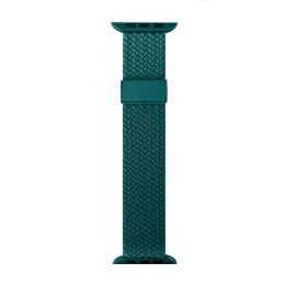 Pasek nylonowy do Apple Watch 42 44 45 49 mm Loop - ciemnozielony