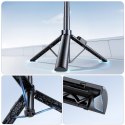 Selfie stick kijek z uchwytem do smartfona teleskopowy tripod 1.7m - czarny