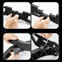 Stojak rowerowy serwisowy stabilny na koło roweru 3-8 cm - czarny