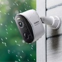 Zestaw monitoringu zewnętrznego 2 kamery 2K 16 Gb WiFi - biały
