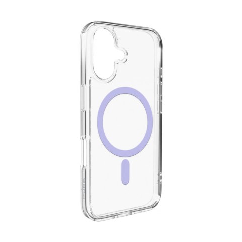 Etui pokrowiec case na iPhone 17 Lite Mag MagSafe - przezroczyste różowy pierścień