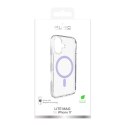 Etui pokrowiec case na iPhone 17 Lite Mag MagSafe - przezroczyste różowy pierścień