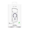 Etui pokrowiec case na iPhone 17 Pro Lite Mag MagSafe - przezroczyste niebieski pierścień