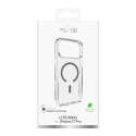 Etui pokrowiec case na iPhone 17 Pro Lite Mag MagSafe - przezroczyste szary pierścień