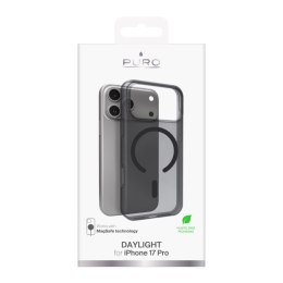 Etui silikonowe na iPhone 17 Pro Magsafe Daylight - półprzezroczyste czarne