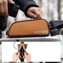 Torba rowerowa na górną rurę ramy wodoodporna 0.7L - pomarańczowa