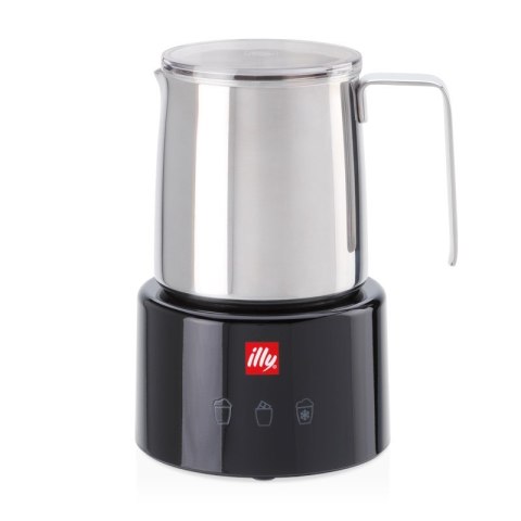 Spieniacz / podgrzewacz do mleka Illy 23760 Czarny, Stal nierdzewna