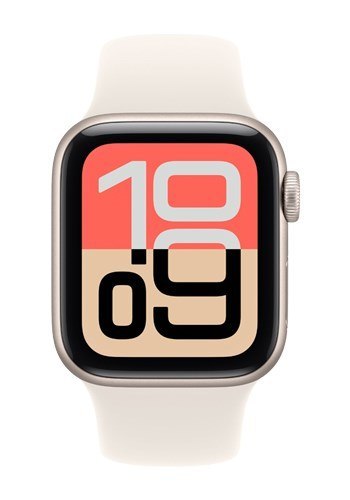 Apple Watch SE 3 Cellular 40 mm koperta z polarisu z paskiem sportowym o północy - S/M