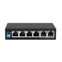 Extralink Switch PoE KRIOS 4x Gigabit PoE/PoE+, 2x RJ45 Uplink Gigabit, 60W