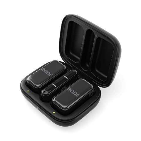 RODE Wireless Micro - 2-kanałowy cyfrowy system bezprzewodowy (Lightning, Czarny)
