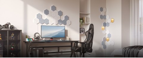 Govee H606A Glide Hexagon Light Panels Ultra 7-pack | Oświetlenie LED | RGBIC, 2.4GHz Wi-Fi, Bluetooth