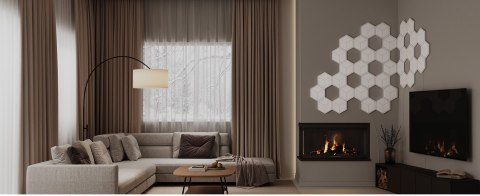 Govee H606A Glide Hexagon Light Panels Ultra 7-pack | Oświetlenie LED | RGBIC, 2.4GHz Wi-Fi, Bluetooth