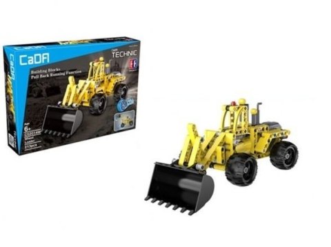 Fadroma spychacz - do zbudowania z klocków - PULL BACK (C52014W)