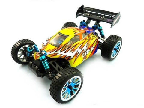 Himoto EXB-16 Buggy 1:16 4x4 2.4GHz RTR (HSP Troian)- 18503 (uszkodzona elektronika, nosi ślady użytkowania)