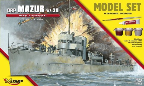 ORP "MAZUR" 1939 Polski Okręt Artyleryjski