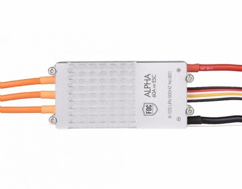 Regulator ESC ALPHA 60A HV 6-12S do dron wyścigowych