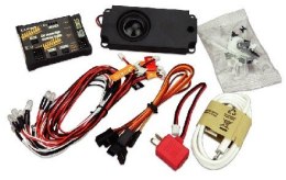 System symulujący dźwięki i oświetlenie samochodu