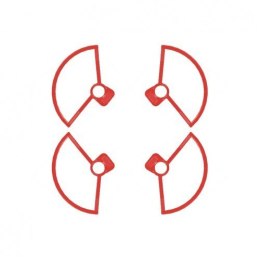 Zestaw 4 osłon śmigieł do DJI Spark - czerwony