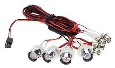 Zestaw oświetlenia LED L8 do samochodów RC