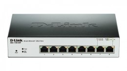 D-Link Switch DGS-1100-08P Web Management, Desktop, 1 Gbps (RJ-45) ports quantity 8, PoE ports quantity 8, Power supply type Sin