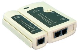 Logilink kabel tester for RJ11, RJ12 and RJ45 with remote unit