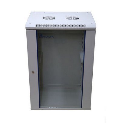 Extralink Szafa rack 18U 600x450 Szara montowana na ścianie