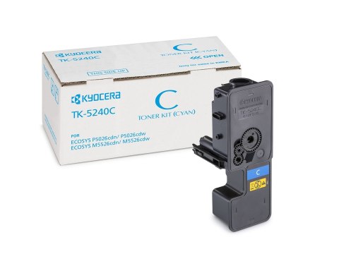 Kyocera Toner TK-5240C TK-5240 1T02R7CNL0 Niebieski