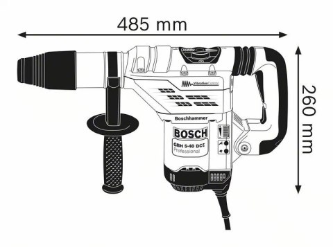 Młotowiertarka GBH 5-40 DCE 1150W BOSCH