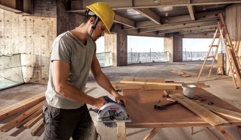 Bosch GKS 140 18,4 cm Czarny, Niebieski 6200 RPM 1400 W