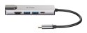 Adapter D-Link DUB-M520 - Przewodowy - Thunderbolt 3 - 60 W - 10,100,1000 Mbit/s - IEEE 802.3 - IEEE 802.3ab - IEEE 802.3az - IE