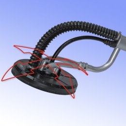 Dedra DED7748 przenośna szlifierka do suchej zabudowy 2000 RPM Czarny, Niebieski, Szary 710 W