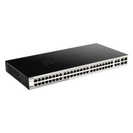D-Link Switch DGS-1210-52 Web Management, Rack mountable, 1 Gbps (RJ-45) ports quantity 48, Power supply type Single
