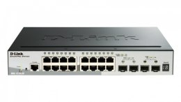D-Link Switch DGS-1510-20 Web Management, Rack mountable, 1 Gbps (RJ-45) ports quantity 16, SFP ports quantity 2, SFP+ ports qua