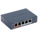 Hikvision Pro Series DS-3E1105P-EI/M Zarządzany Fast Ethernet (10/100) Obsługa PoE Szary