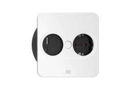 Bachmann 946.015 gniazdko elektryczne Type E + USB A + USB C Stal nierdzewna