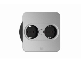 Bachmann 946.101 gniazdko elektryczne 2 x Type F Stal nierdzewna